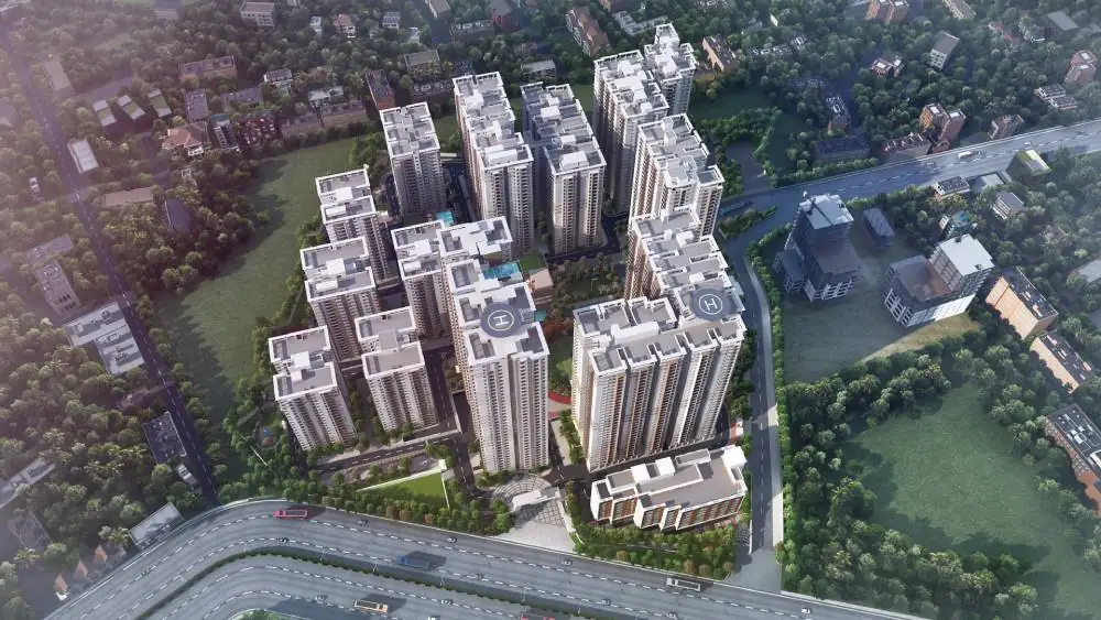 Day aerial view of SMR Vinay Iconia