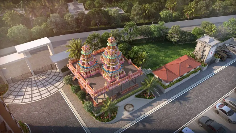 Temple at SMR Vinay Iconia