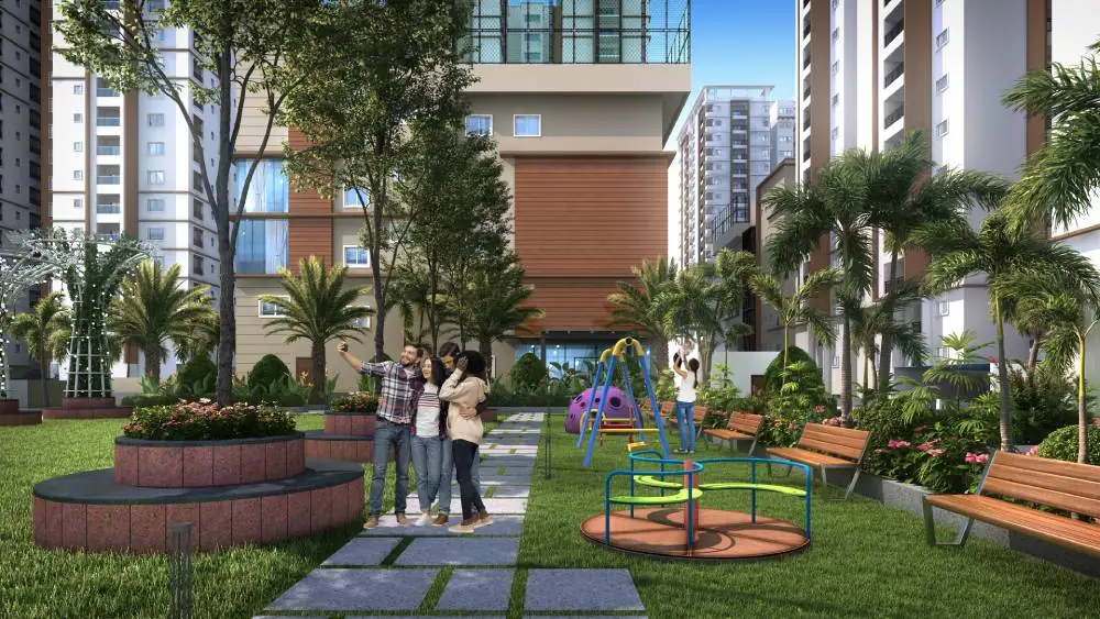 Children play area at SMR Vinay Iconia